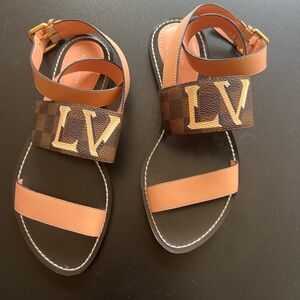 Louis Vuitton Passenger Flat Sandals – Damier Ebene (Brand New, SC0139